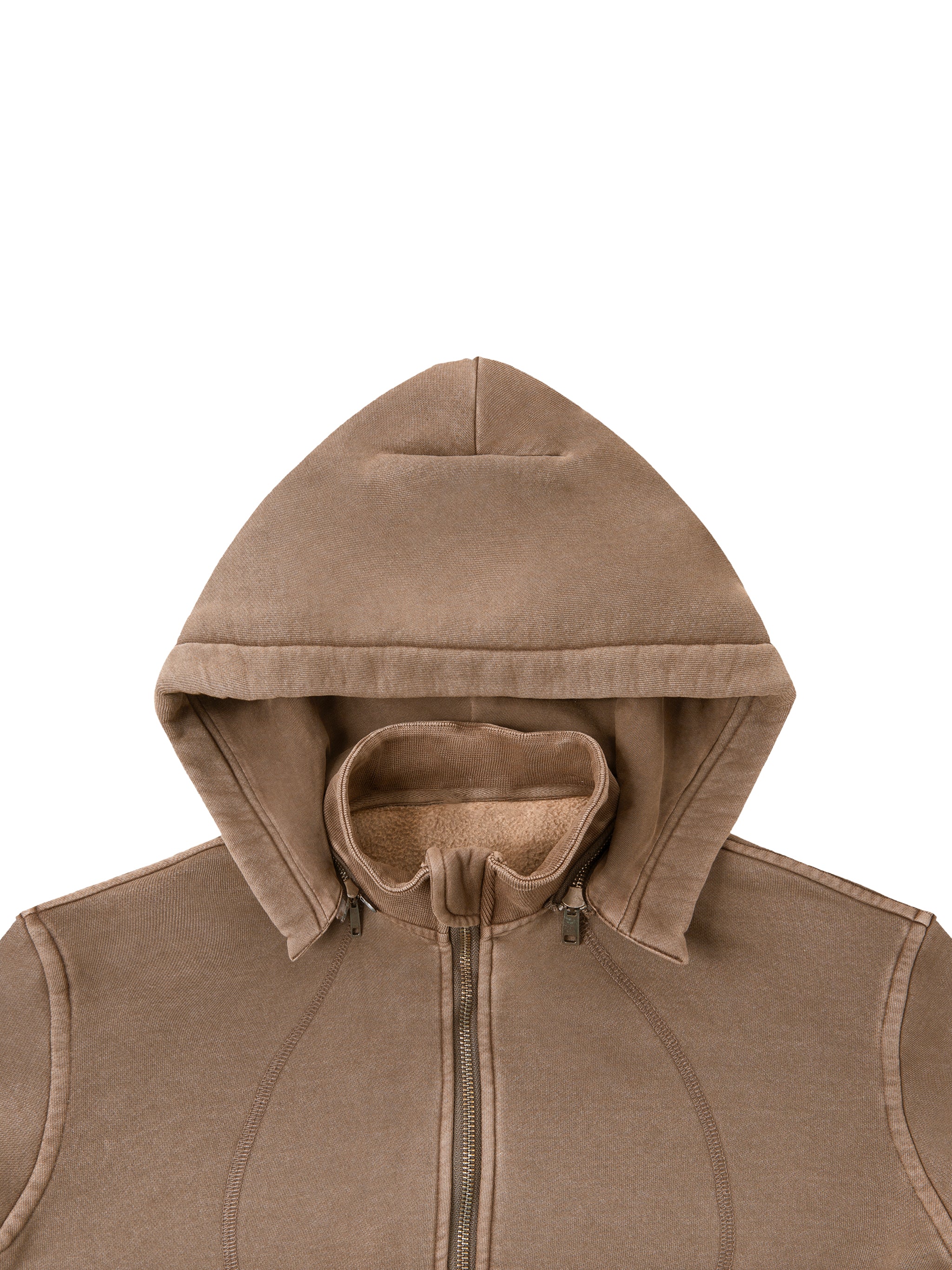 No Ur Ish NOURISH Vintage Washed Cropped Fleece Hoodie