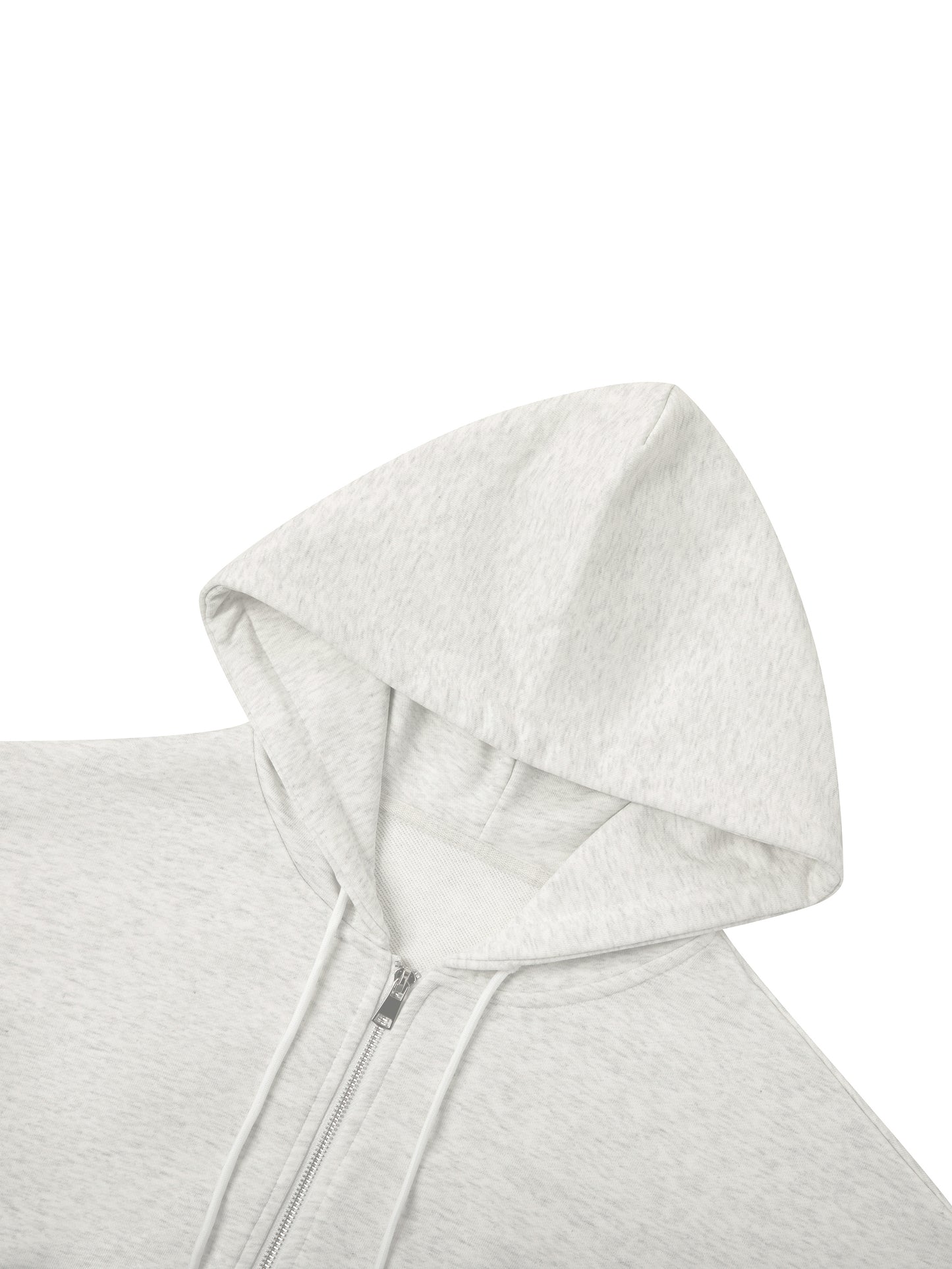 No Ur Ish NOURISH Essential Cropped Zip-Up Hoodie