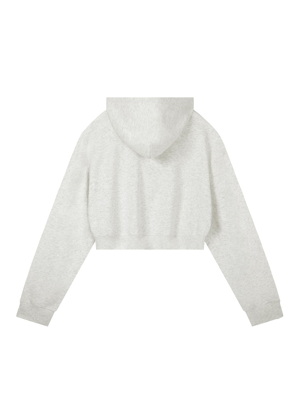 No Ur Ish NOURISH Essential Cropped Zip-Up Hoodie
